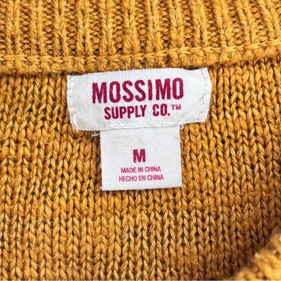 Cabincore normcore Mossimo Supply Co. Mustard Women’s Knit Sweater M - Picture 8 of 9